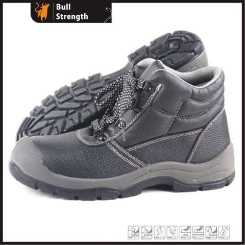 Genuine Leather Men Safety Shoes (SN5209)