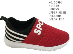 Red Color Mesh Children Sport Shoes