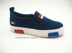 Child Casual Canvas Shoes with Slip on (ET-LD160150K)