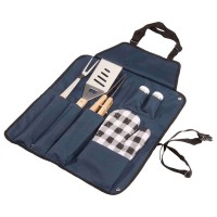 7-Piece Outdoor BBQ Tools Utensil Set Picnic Bag